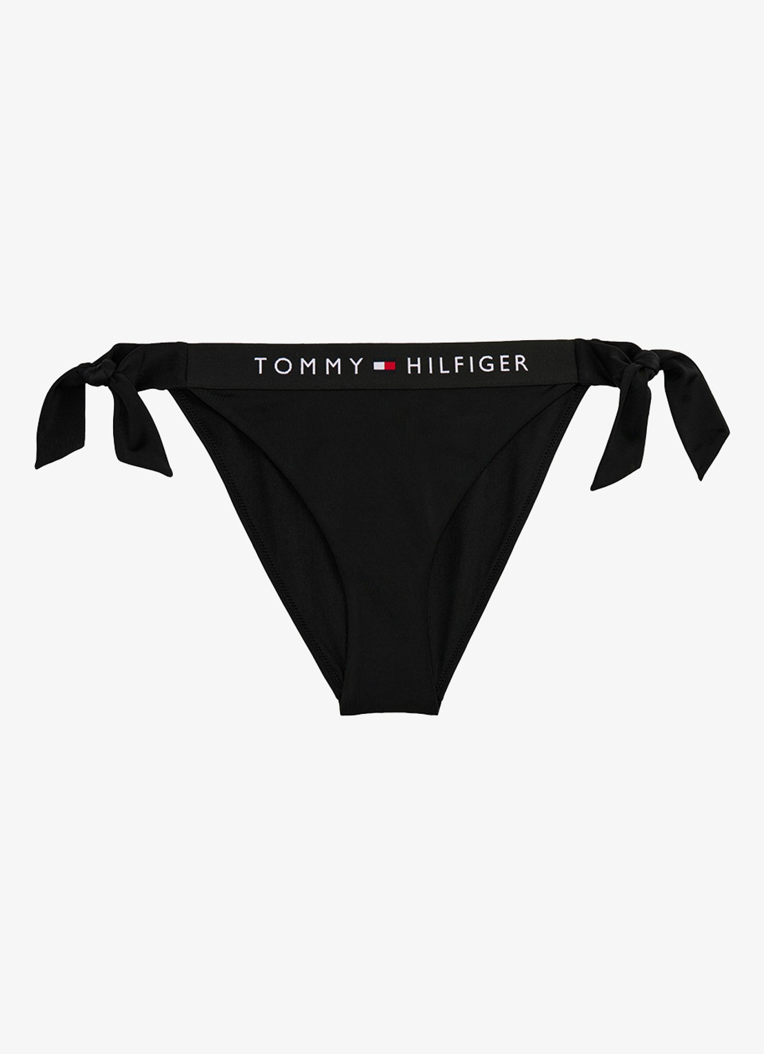 Tommy Hilfiger Bikinislip met logoband - voorkant zwart