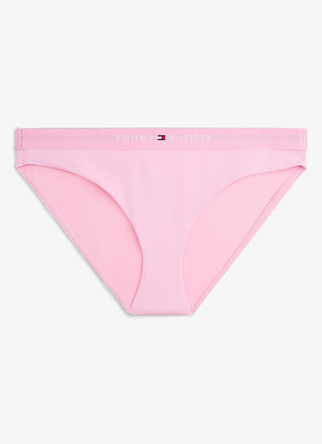 Tommy Hilfiger Bikinislip met logoband - voorkant roze