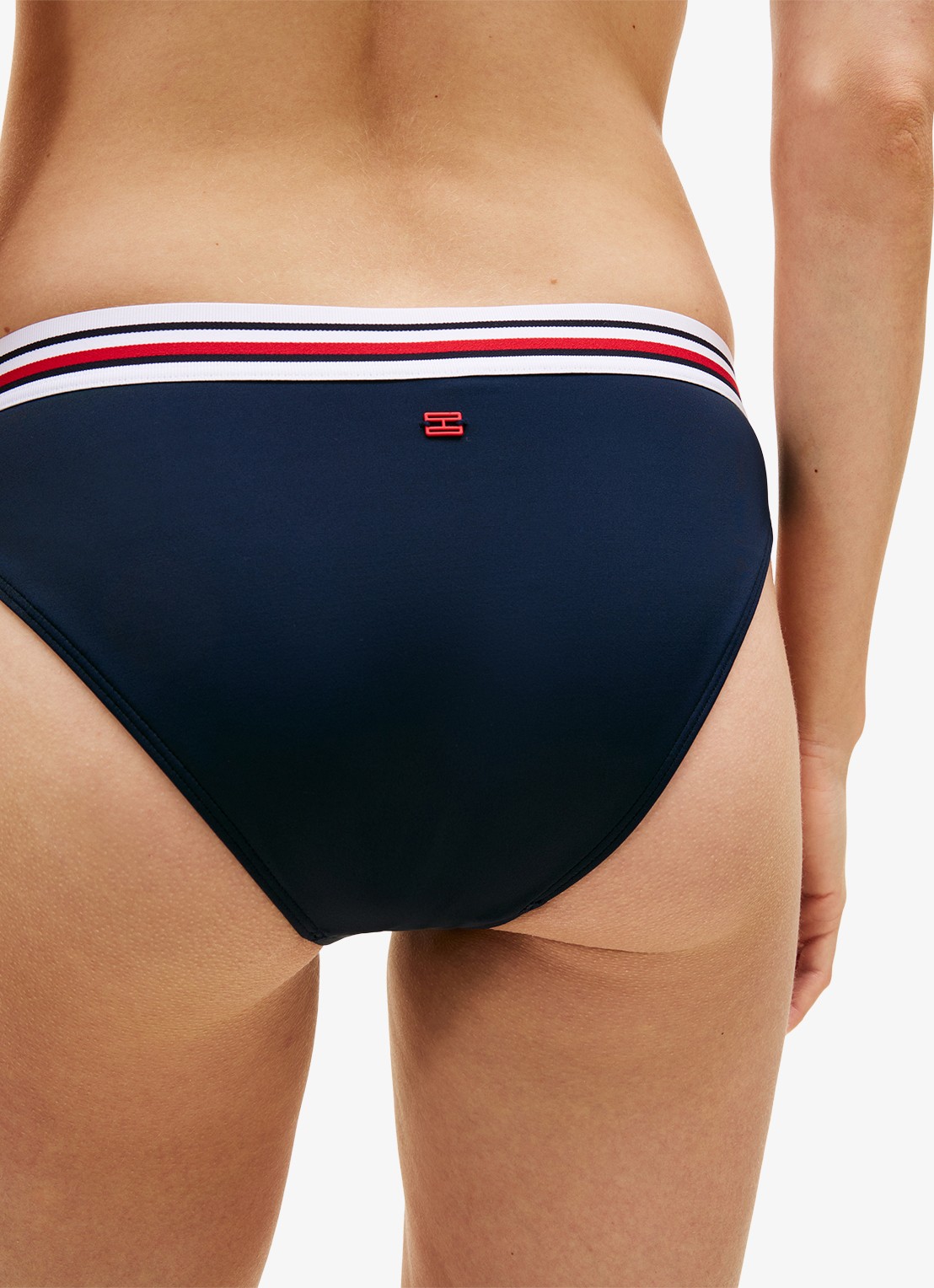 Tommy Hilfiger Bikinislip met logoband - detail 5 donkerblauw