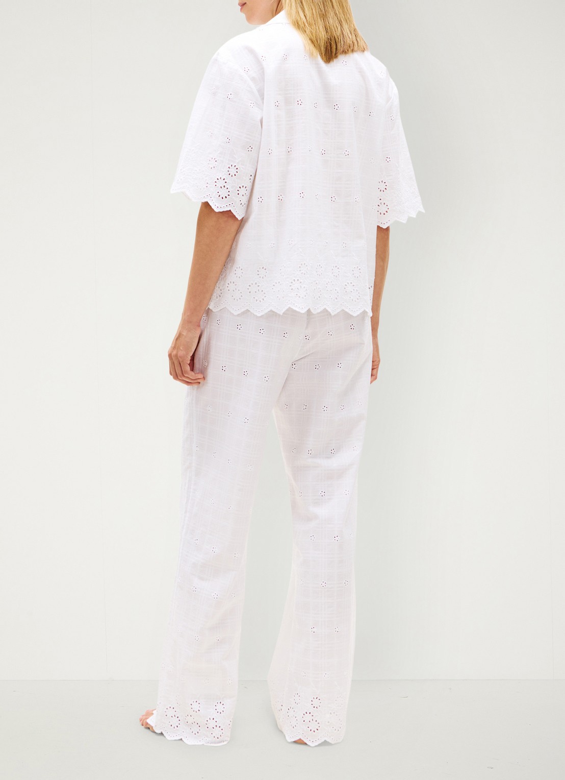 Tommy Hilfiger Blouse met borduring - achterkant 3 wit