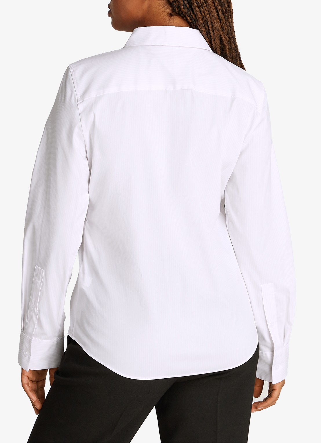 Tommy Hilfiger Blouse met logo - achterkant 3 lichtroze