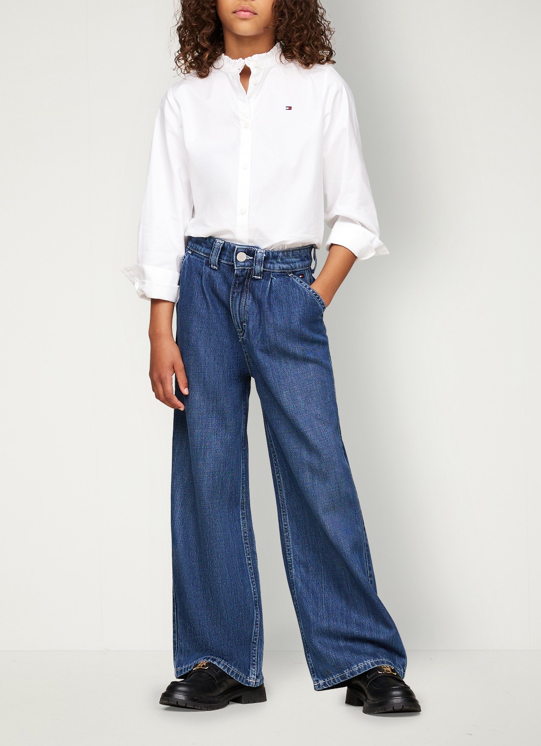 Tommy Hilfiger Blouse met logo - detail 2 wit