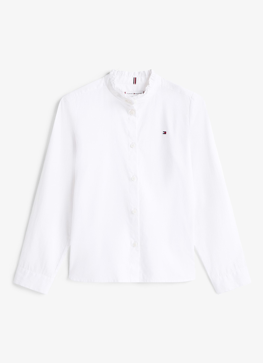 Tommy Hilfiger Blouse met logo - voorkant 5 wit