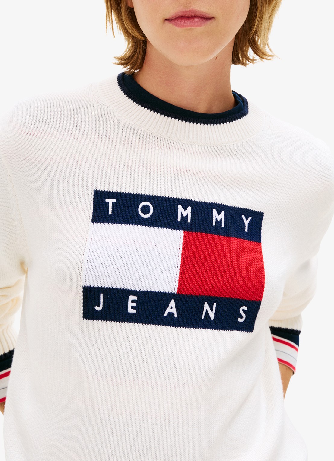 Tommy Hilfiger Bomberjack met logoborduring en steekzakken - detail 5 donkerblauw