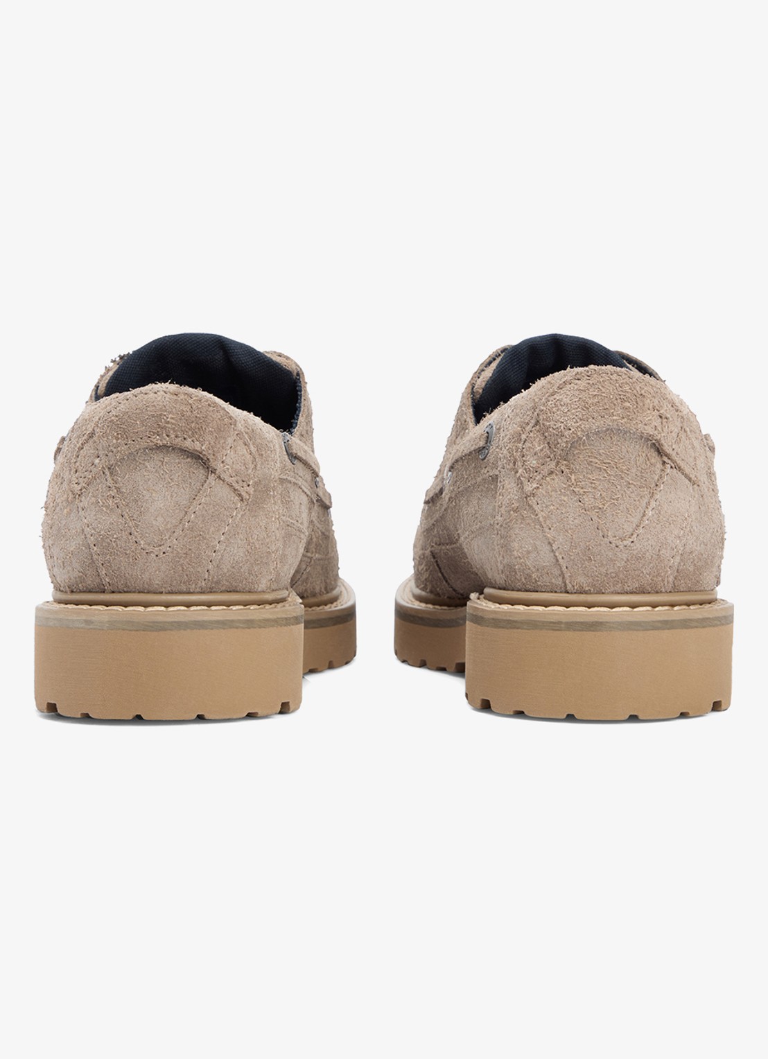 Tommy Hilfiger Bootschoen van suède - achterkant 6 lichtbruin