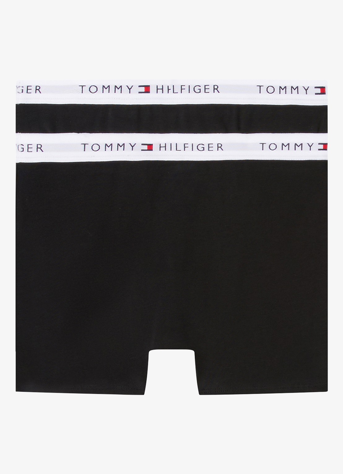Tommy Hilfiger Boxershorts met logoband in 2-pack - achterkant zwart