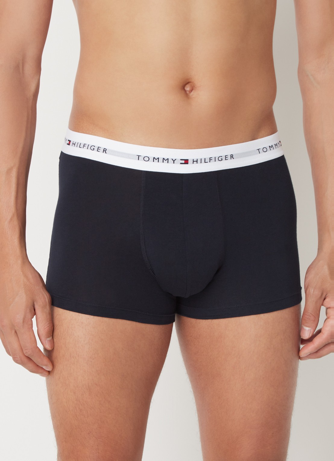 Tommy Hilfiger Boxershorts met logoband in 3-pack    - detail 4 donkerblauw
