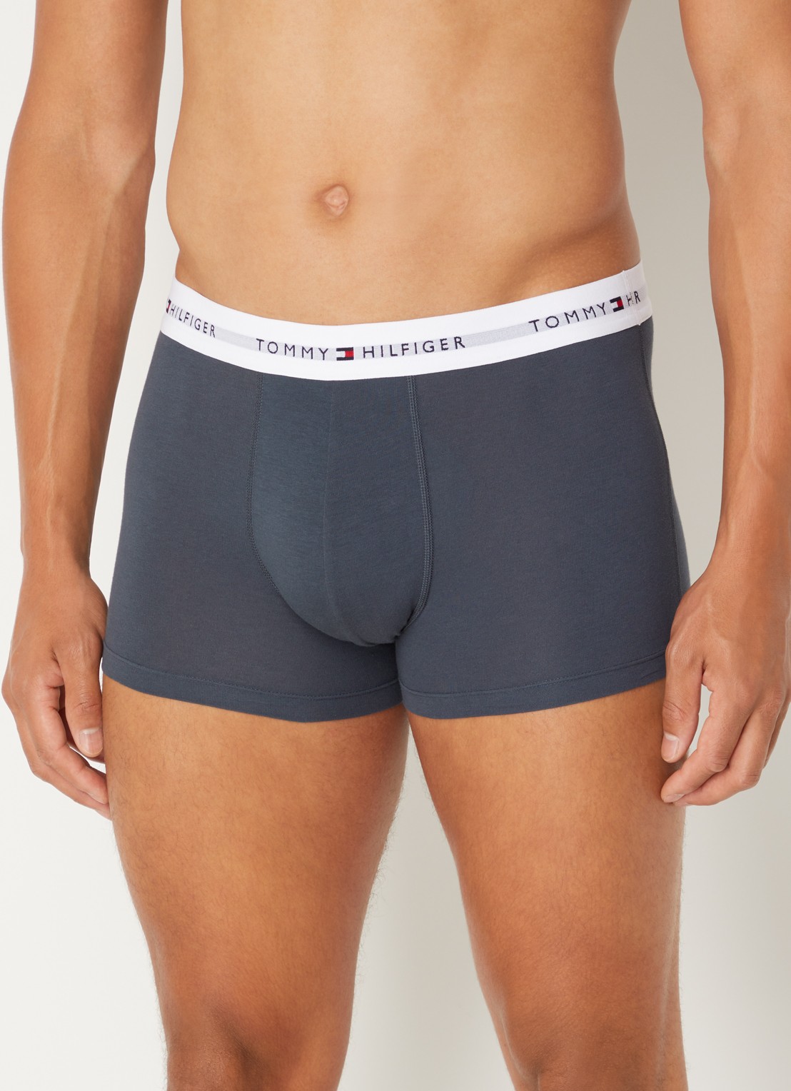 Tommy Hilfiger Boxershorts met logoband in 3-pack    - detail 4 blauwgrijs