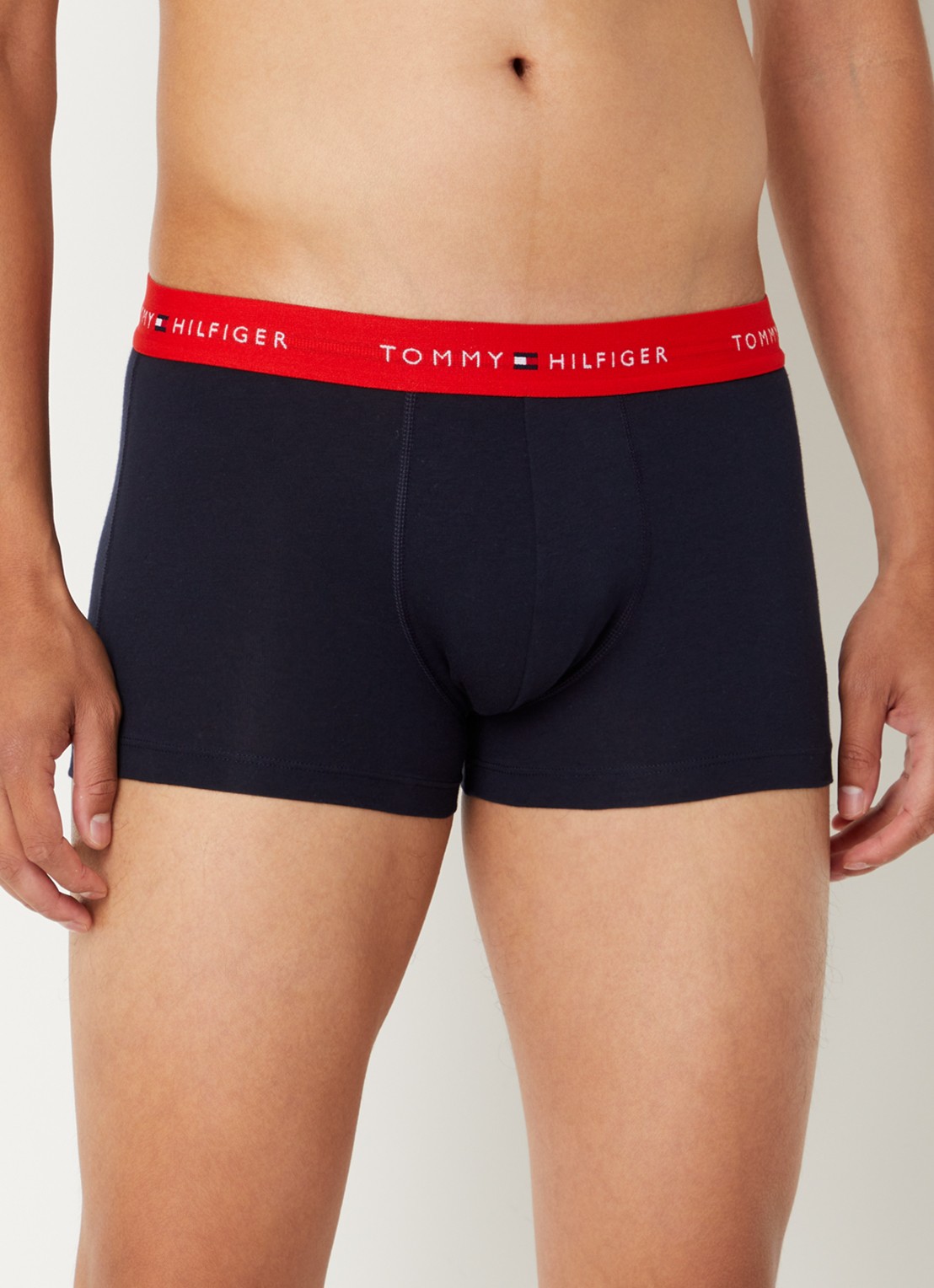 Tommy Hilfiger Boxershorts met logoband in 3-pack - detail 4 kobaltblauw