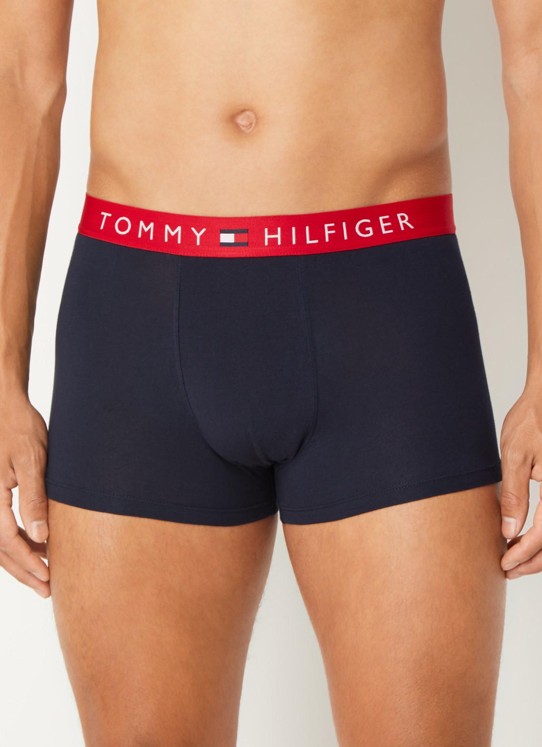 Tommy Hilfiger Boxershorts met logoband in 3-pack - detail zwart
