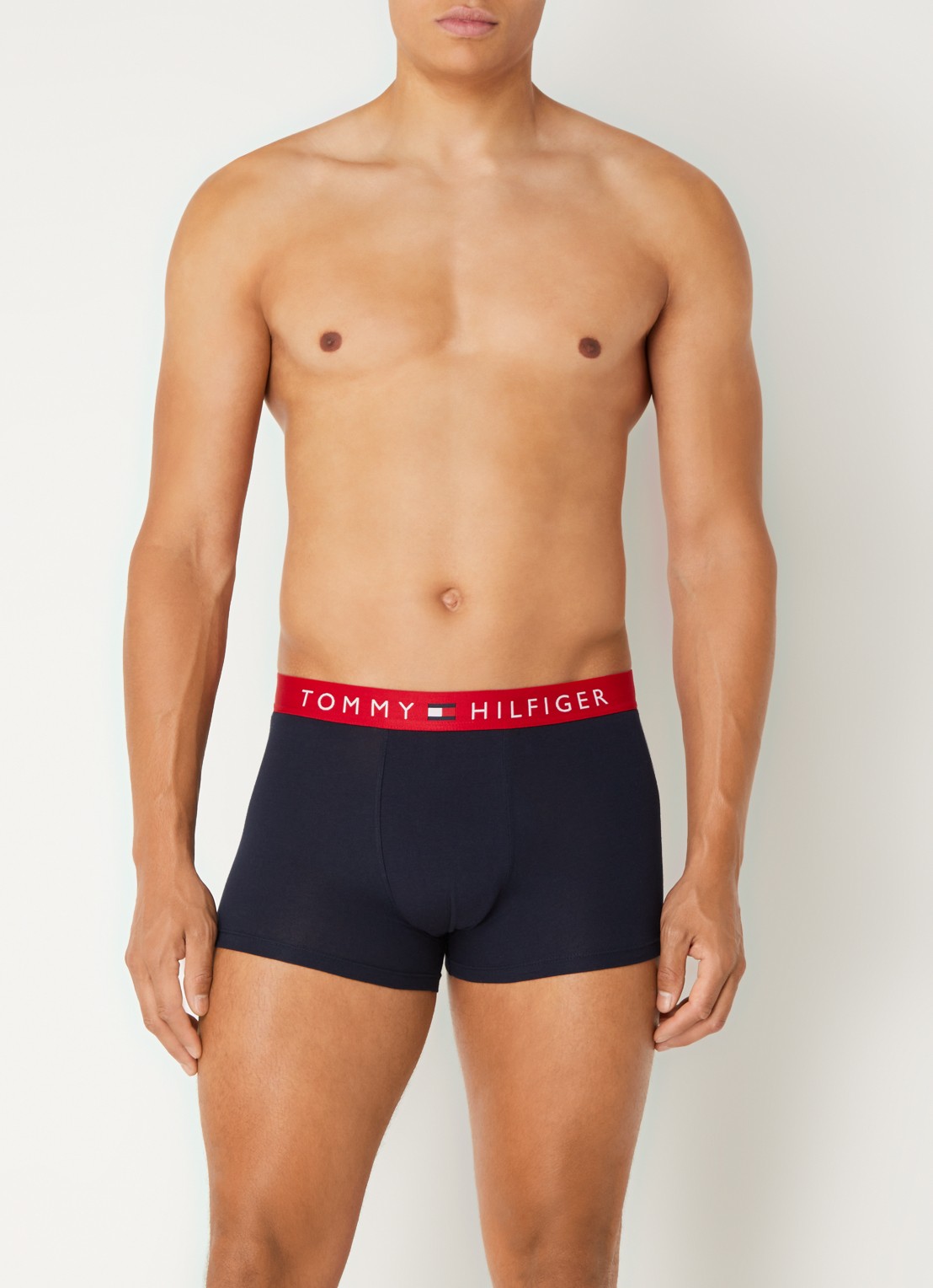 Tommy Hilfiger Boxershorts met logoband in 3-pack - voorkant 7 zwart