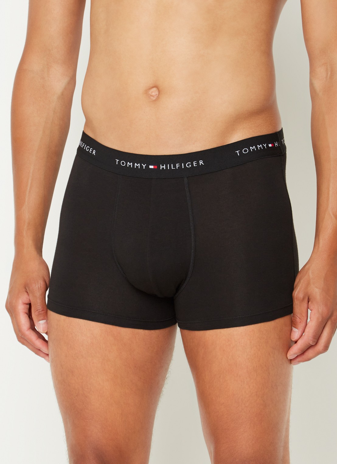 Tommy Hilfiger Boxershorts met logoband in 3-pack - detail 4 diepzwart