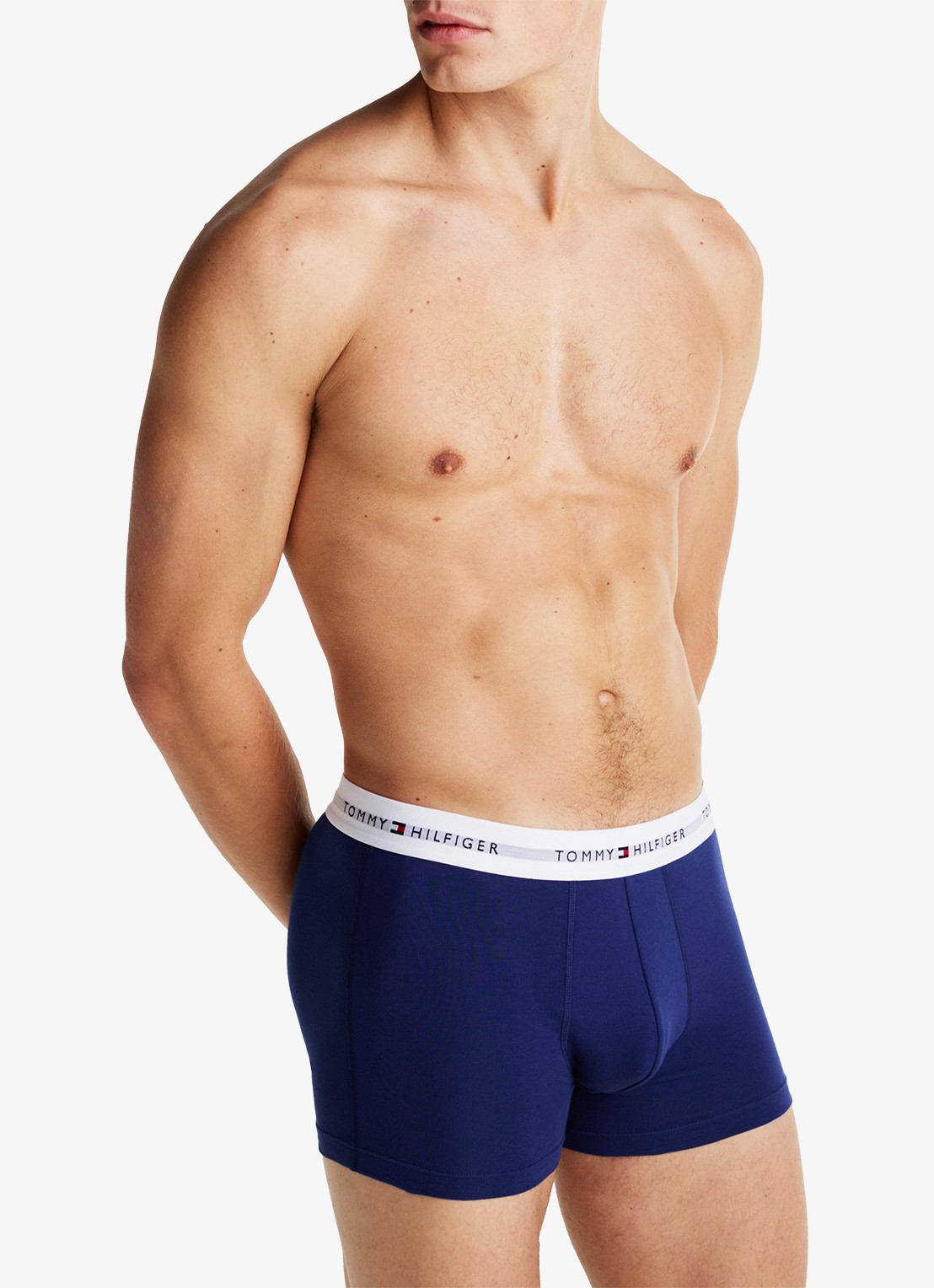 Tommy Hilfiger Boxershorts met logoband in 3-pack    - detail 4 donkergroen