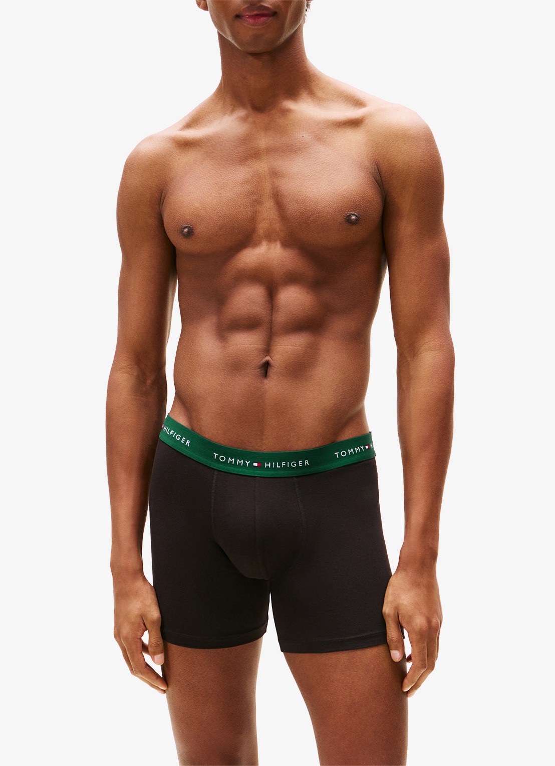 Tommy Hilfiger Boxershorts met logoband in 3-pack - voorkant 2 lichtgroen