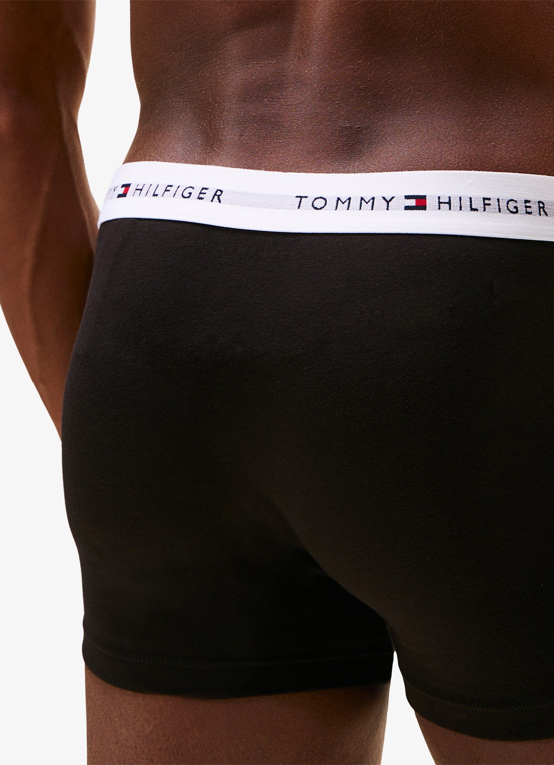 Tommy Hilfiger Boxershorts met logoband in 3-pack    - detail 7 blk/drk ash/wdg blu-0tu / zwart