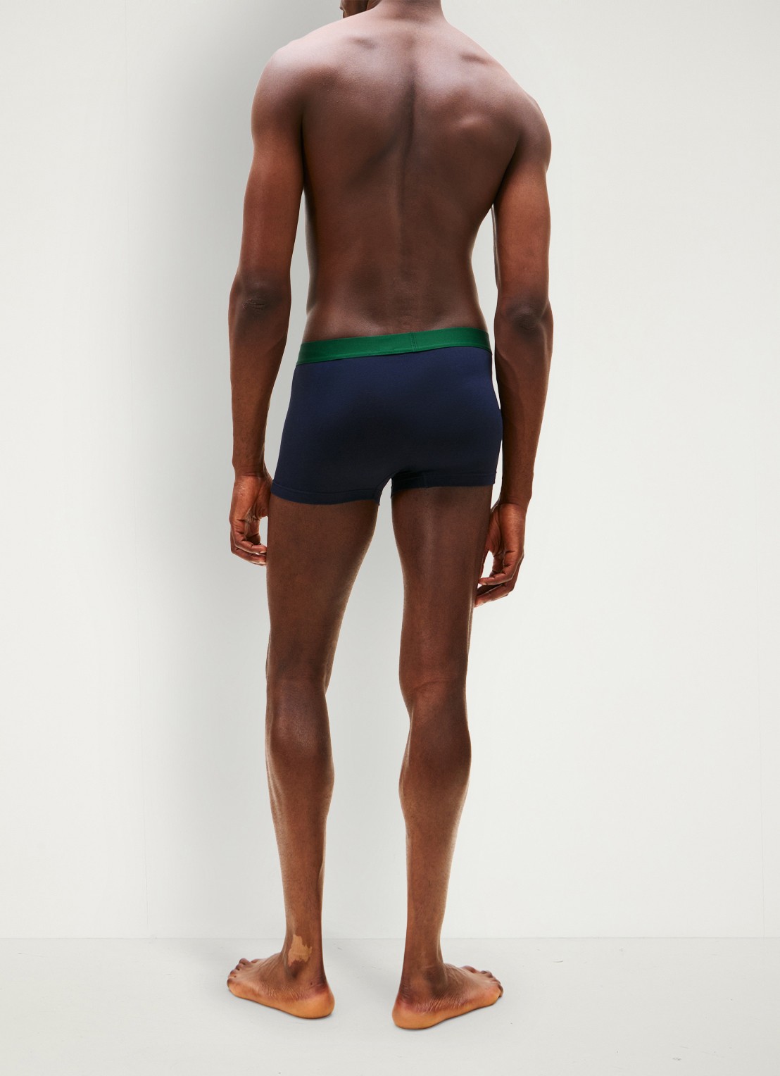 Tommy Hilfiger Boxershorts met logoband in 3-pack - achterkant groen
