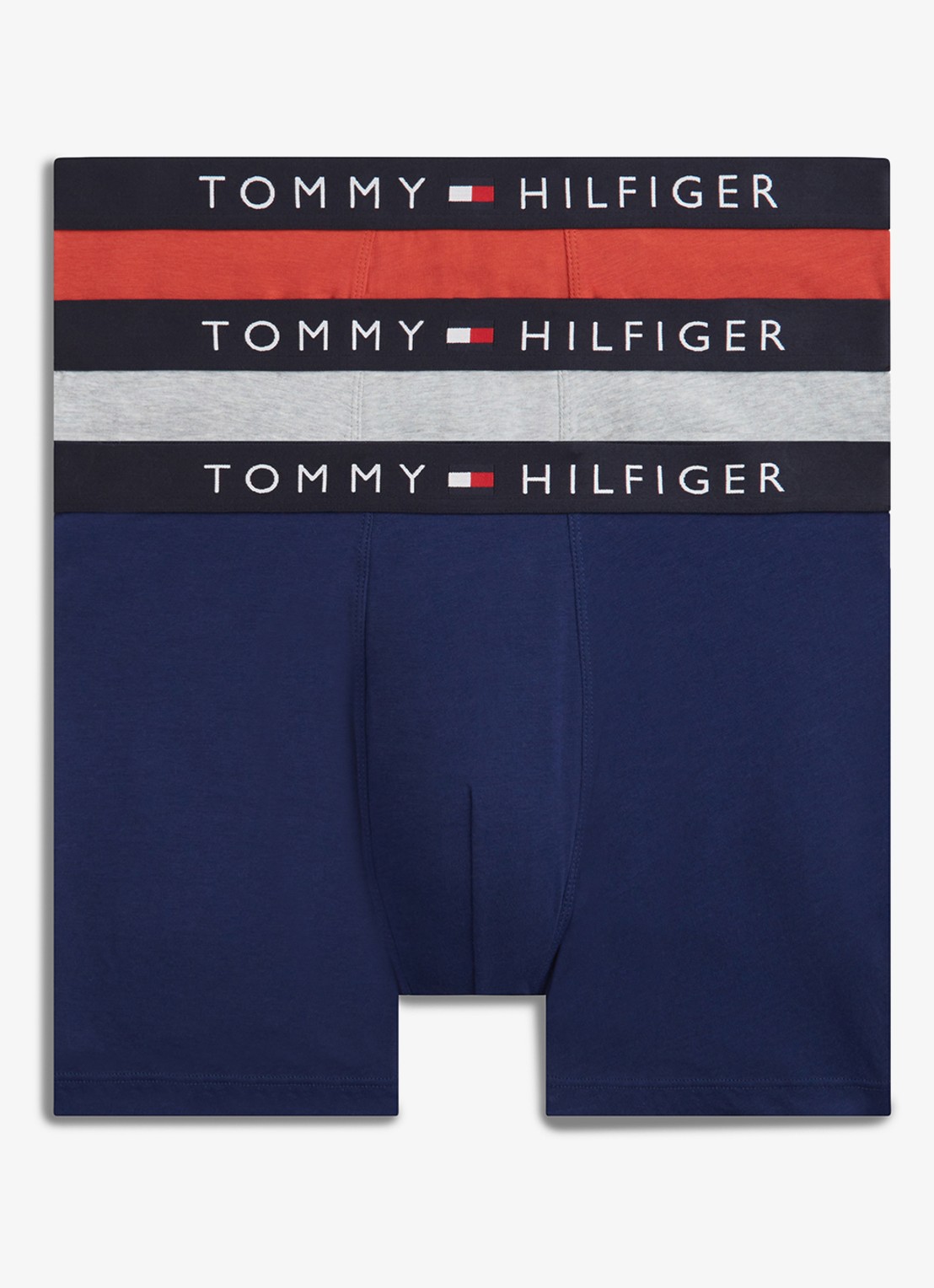 Tommy Hilfiger Boxershorts met logoband in 3-pack - voorkant 5 multicolor