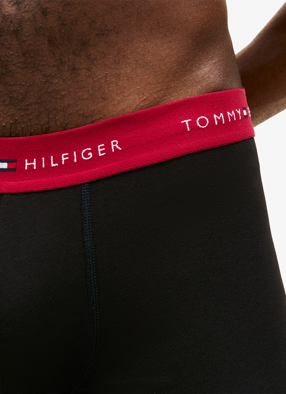 Tommy Hilfiger Boxershorts met logoband in 3-pack - detail 2 rood