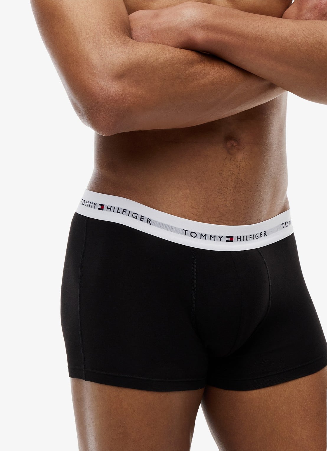 Tommy Hilfiger Boxershorts met logoband in 3-pack - detail 3 zwart