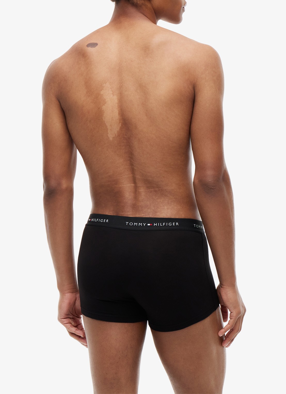 Tommy Hilfiger Boxershorts met logoband in 3-pack - achterkant 6 grijsmele