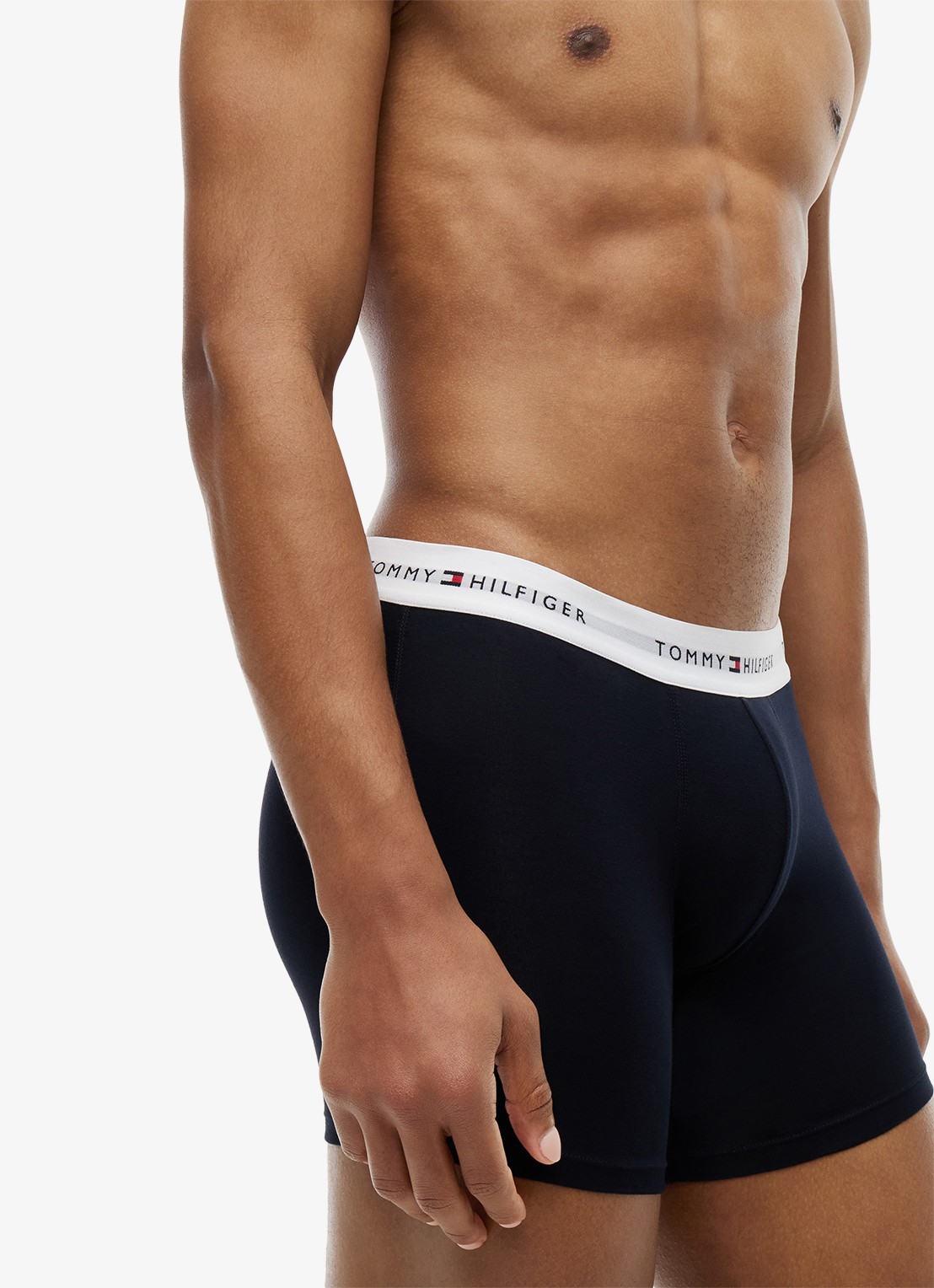 Tommy Hilfiger Boxershorts met logoband in 3-pack - detail 2 zwart