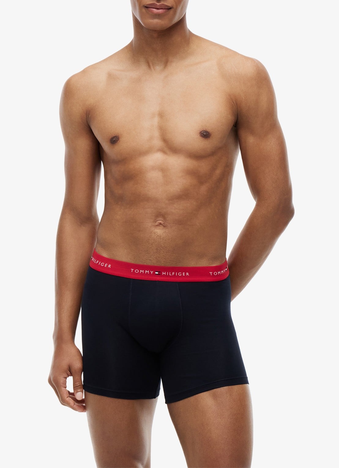 Tommy Hilfiger Boxershorts met logoband in 3-pack - detail 3 zwart