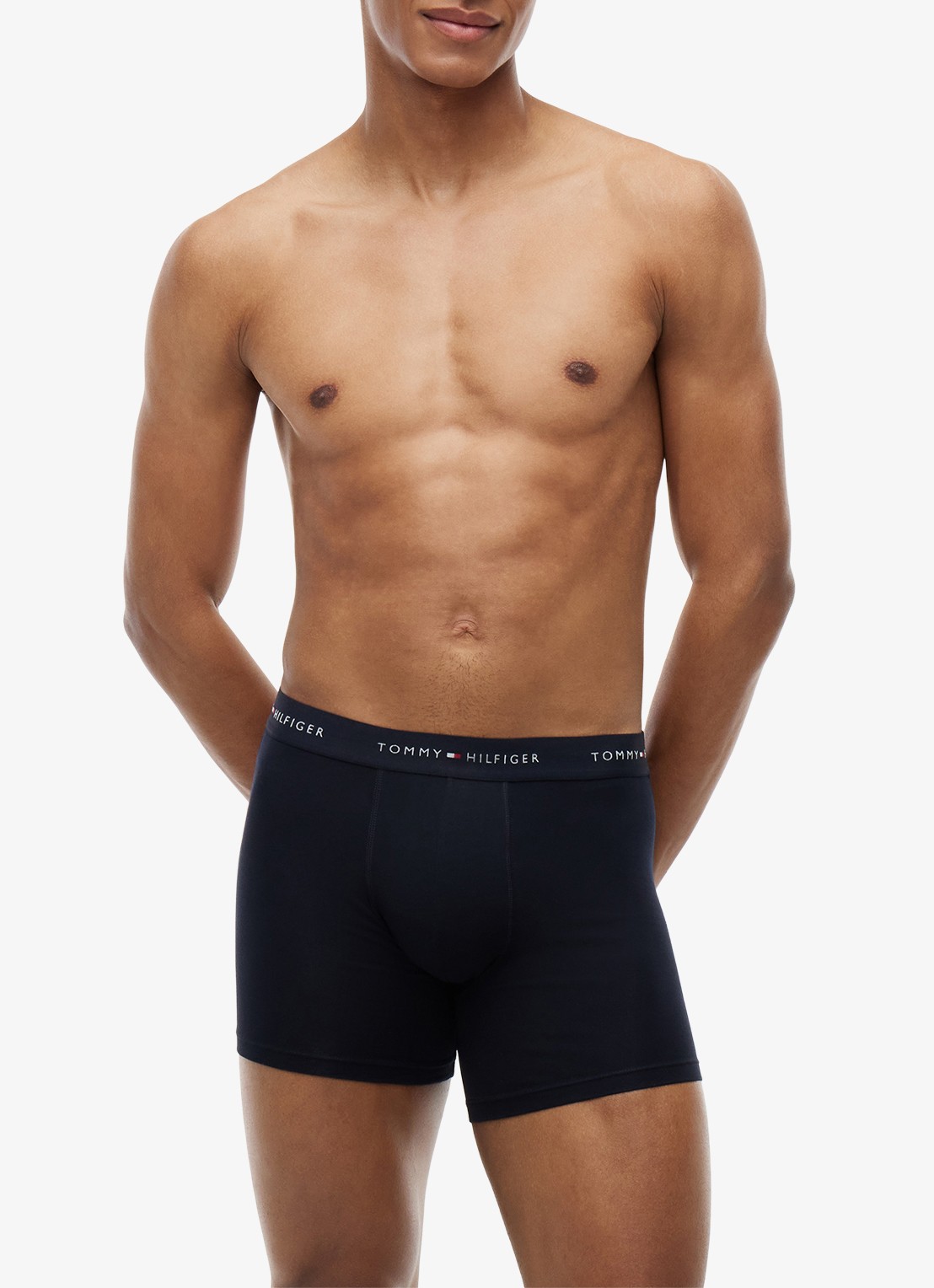 Tommy Hilfiger Boxershorts met logoband in 3-pack - detail 4 zwart