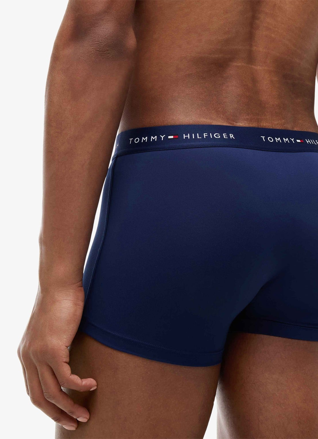 Tommy Hilfiger Boxershorts met logoband in 3-pack - detail 3 donkerblauw