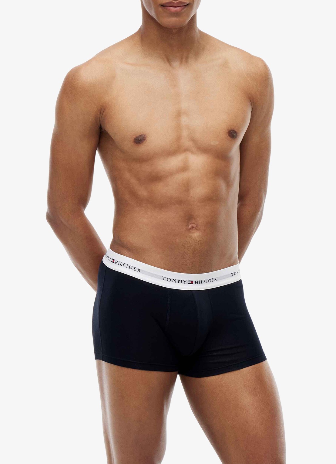 Tommy Hilfiger Boxershorts met logoband in 3-pack - detail rood