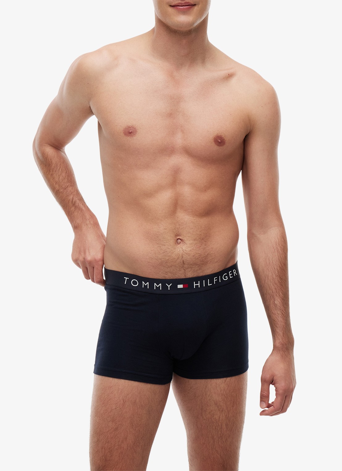 Tommy Hilfiger Boxershorts met logoband in 3-pack - detail 3 naturel