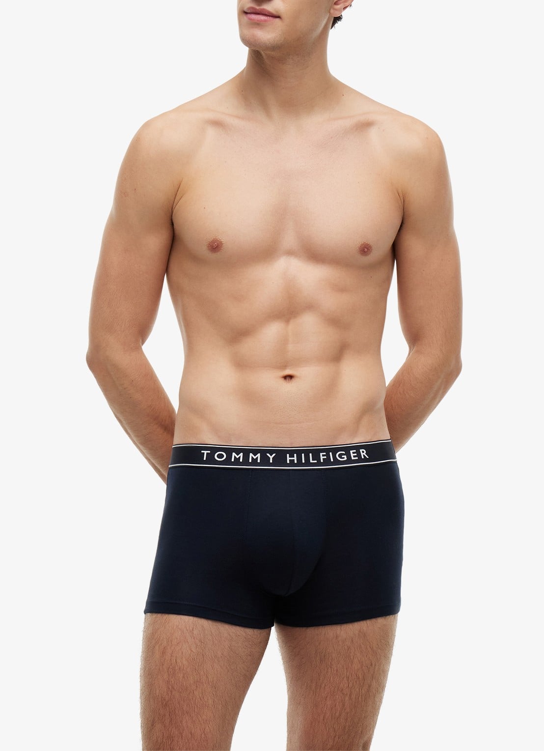 Tommy Hilfiger Boxershorts met logoband in 3-pack - detail 3 donkerblauw