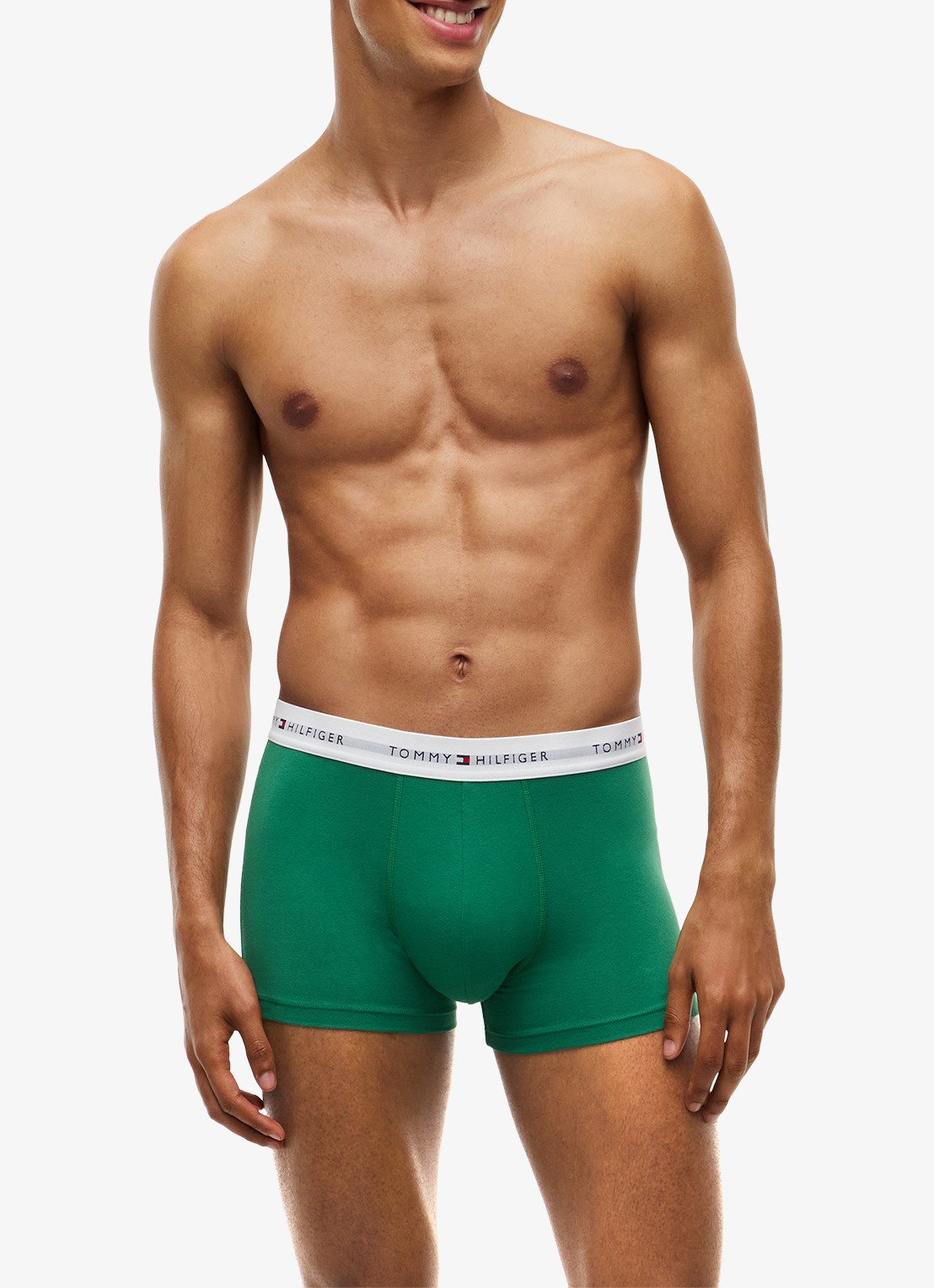 Tommy Hilfiger Boxershorts met logoband in 3-pack - detail 2 donkerblauw