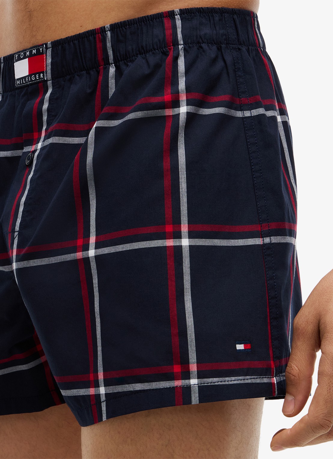 Tommy Hilfiger Boxershorts met logoband in 3-pack - detail 4 rood