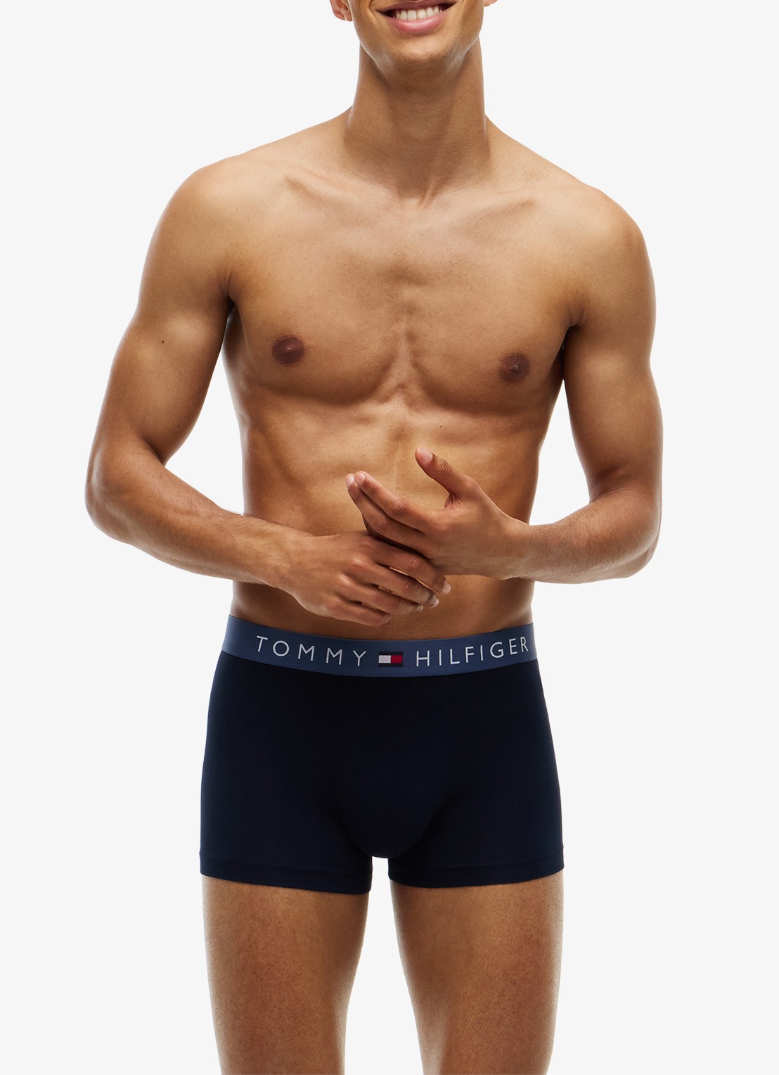 Tommy Hilfiger Boxershorts met logoband in 3-pack - detail 4 zwart
