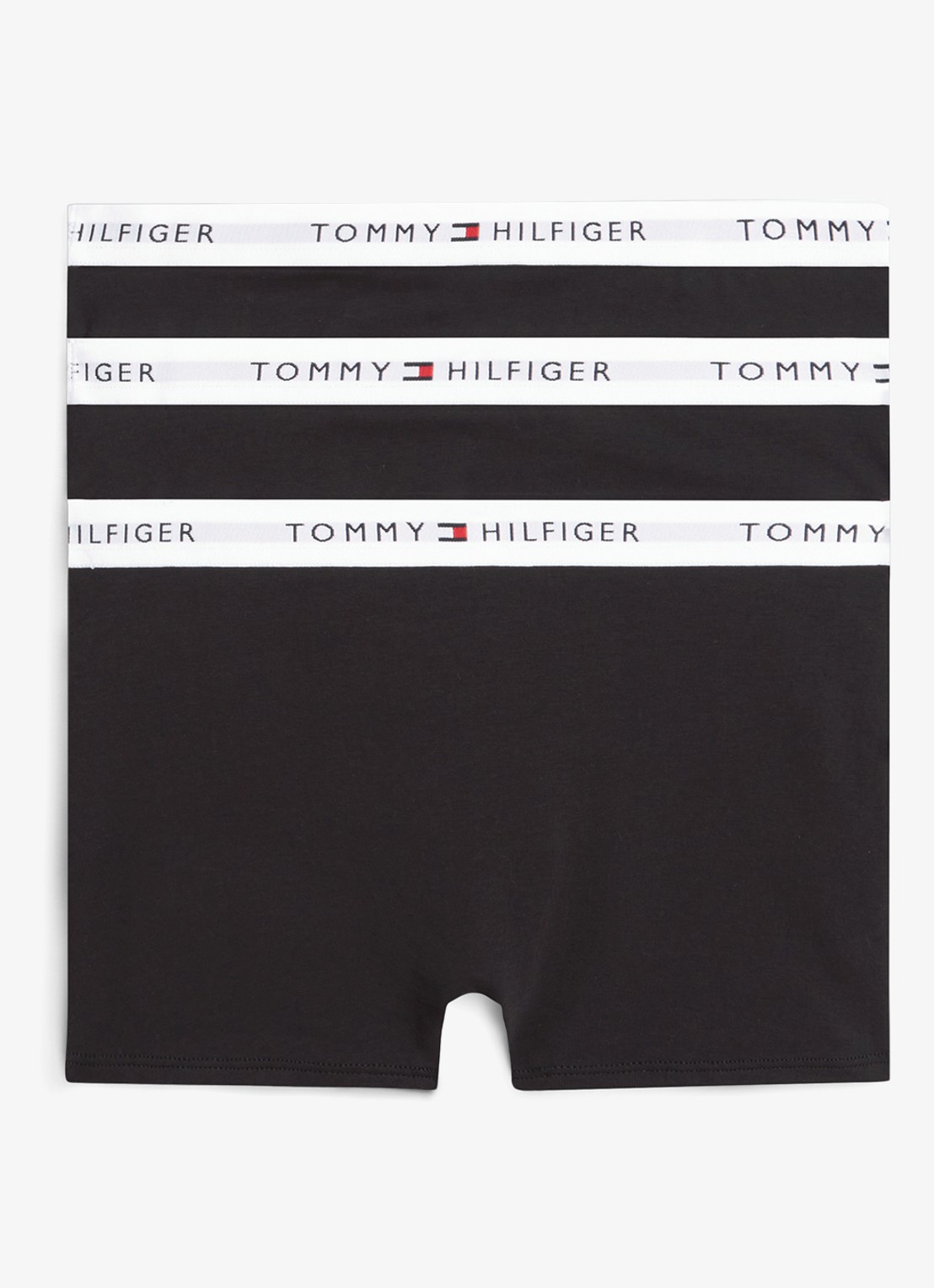 Tommy Hilfiger Boxershorts met logoband in 3-pack - detail zwart