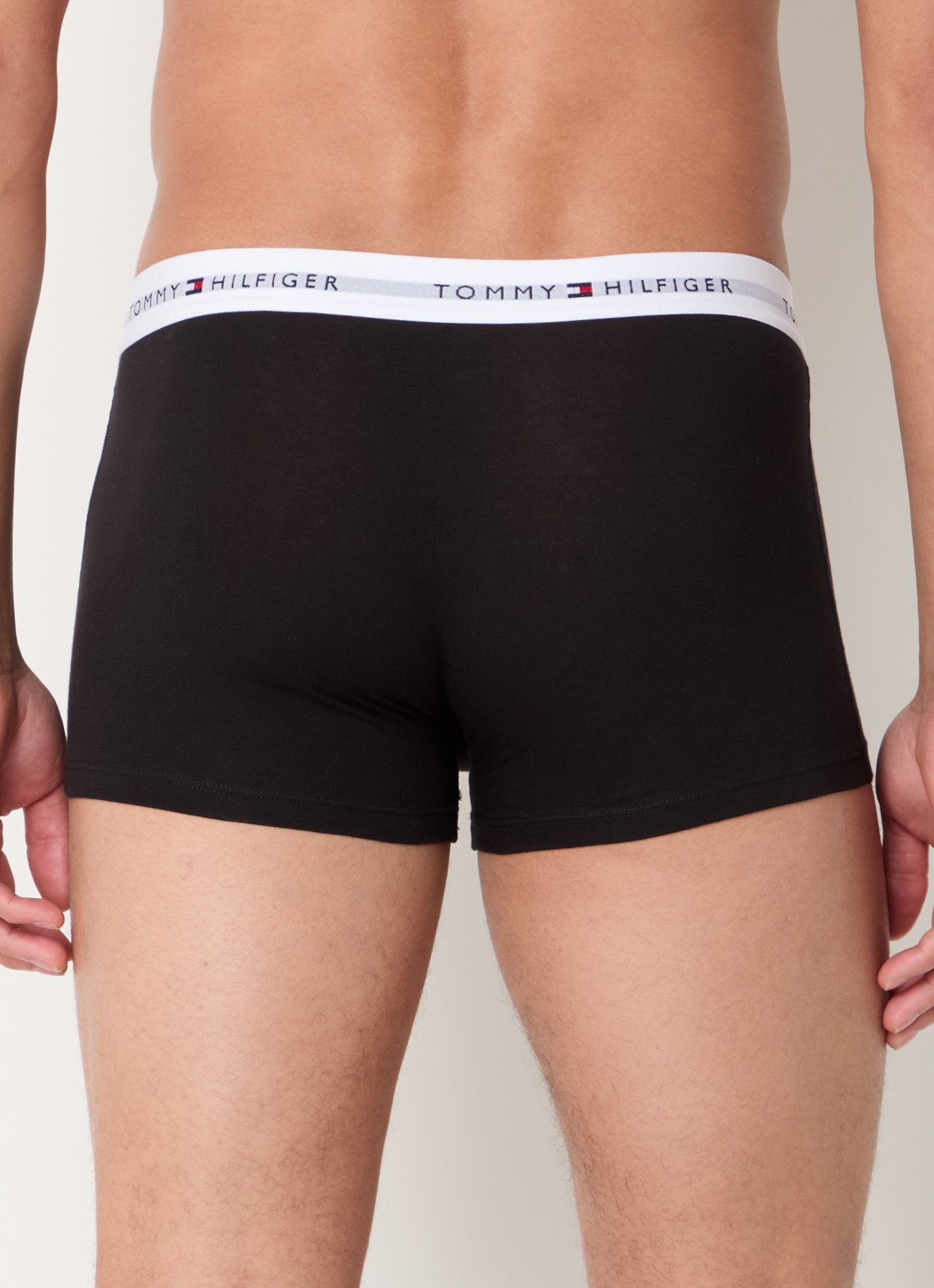 Tommy Hilfiger Boxershorts met logoband in 5-pack - achterkant 3 zwart