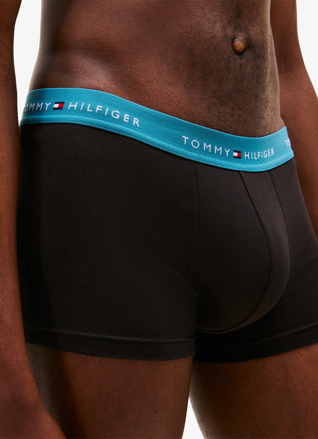 Tommy Hilfiger Boxershorts met logoband in 5-pack - detail 5 lichtblauw