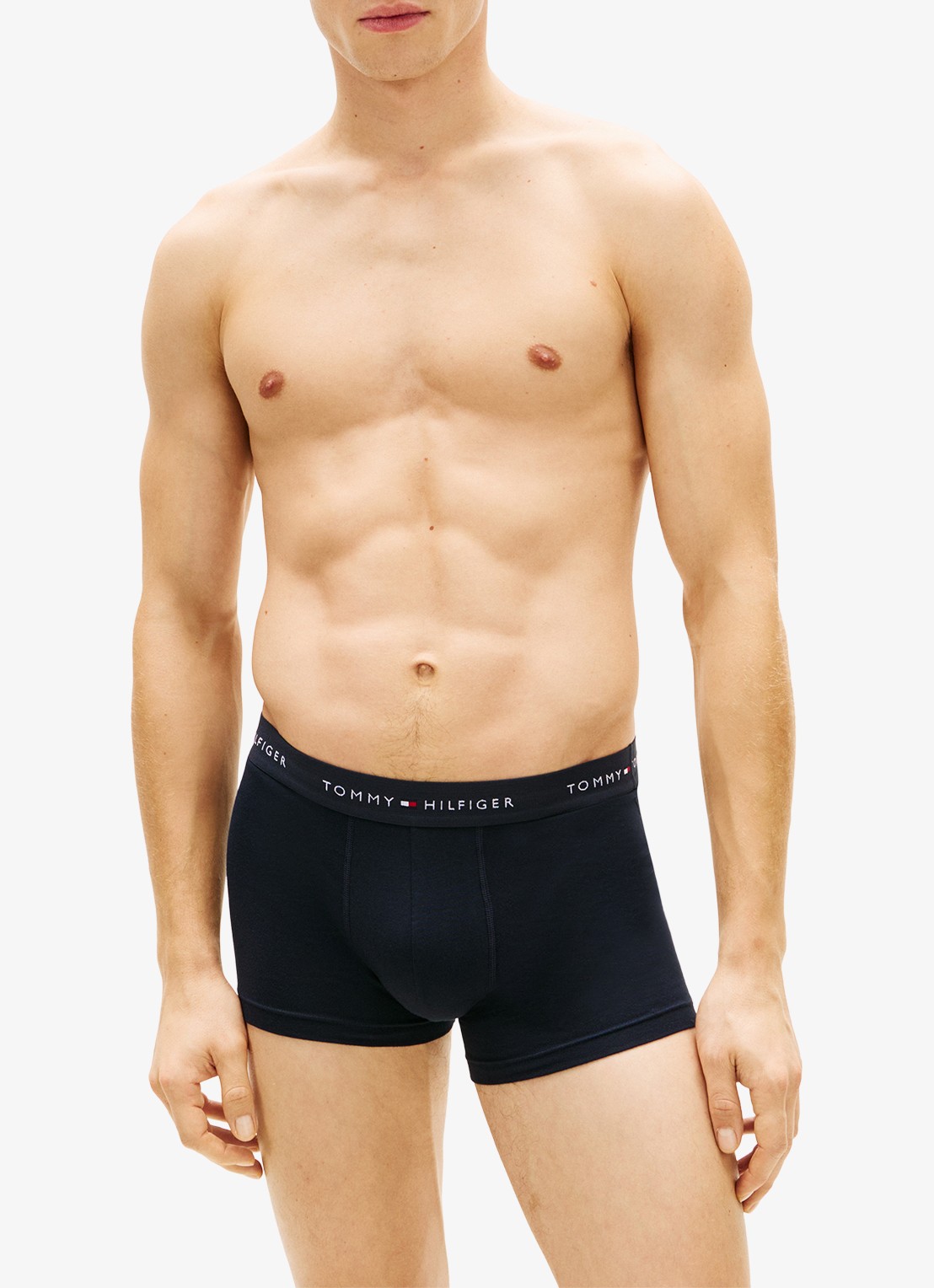 Tommy Hilfiger Boxershorts met logoband in 5-pack - detail 3 donkerblauw