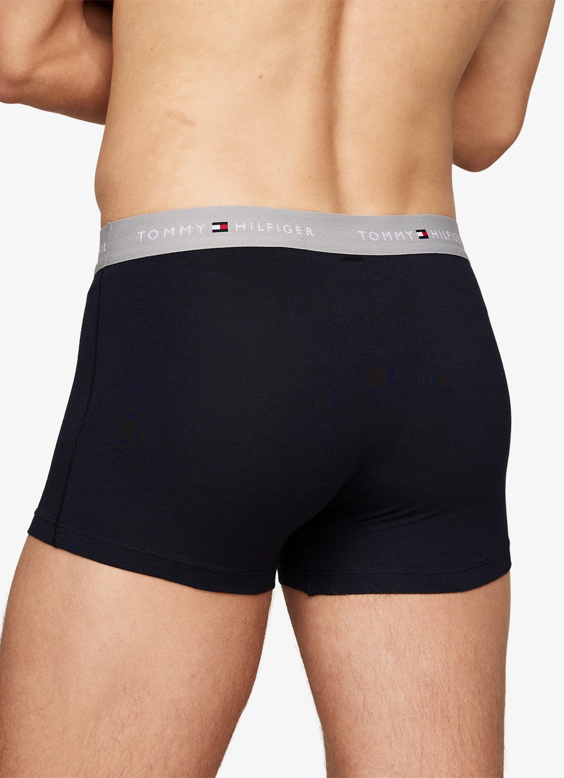 Tommy Hilfiger Boxershorts met logoband in 5-pack - detail 5 donkerblauw
