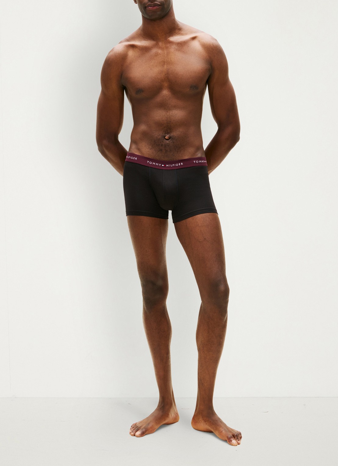 Tommy Hilfiger Boxershorts met logoband in 5-pack - voorkant 6 rood