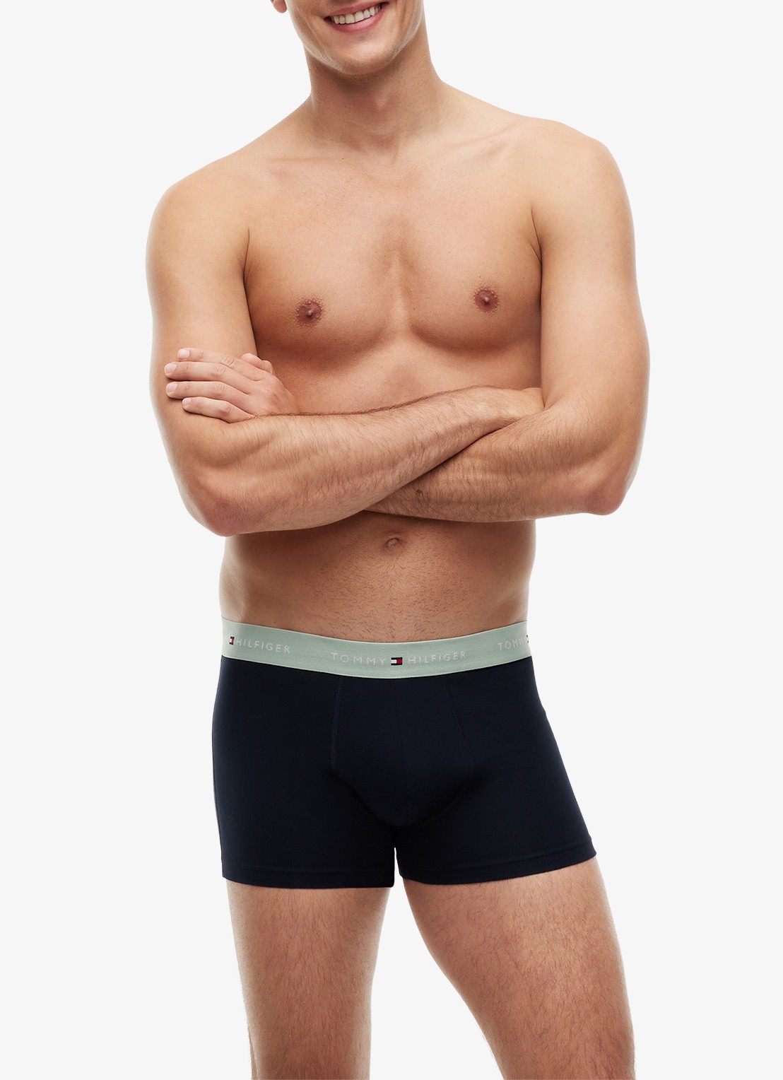Tommy Hilfiger Boxershorts met logoband in 5-pack - detail 6 zwart