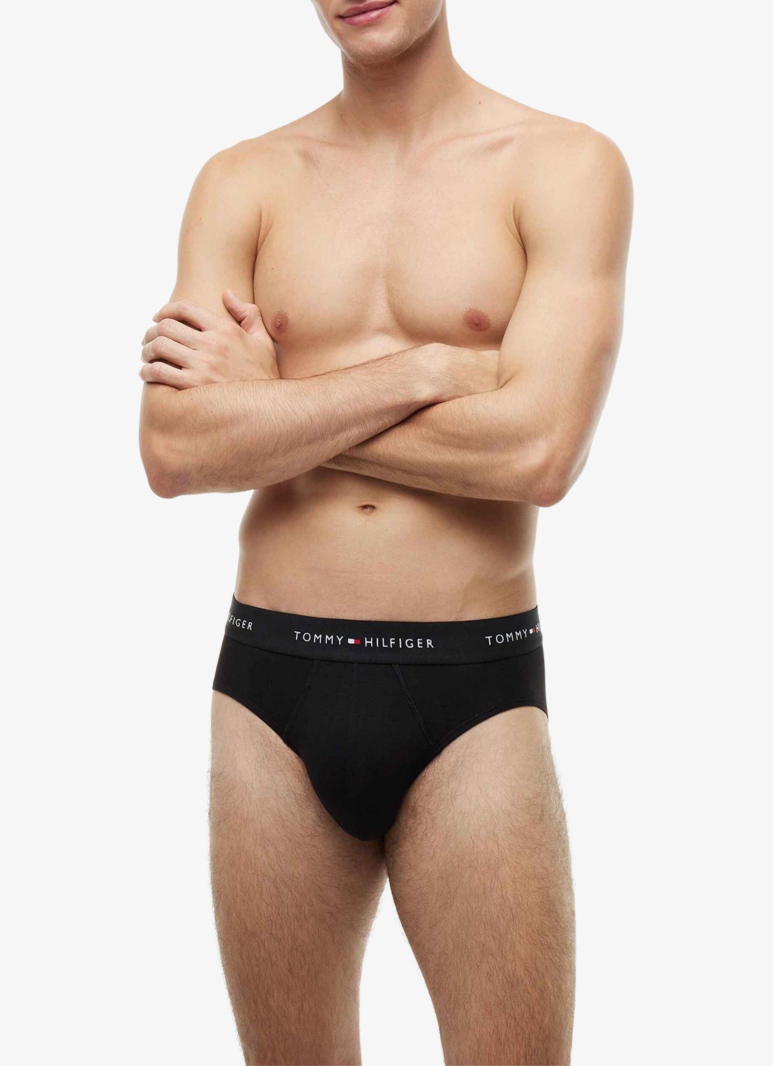 Tommy Hilfiger Boxerslip met logoband in 3-pack - detail zwart