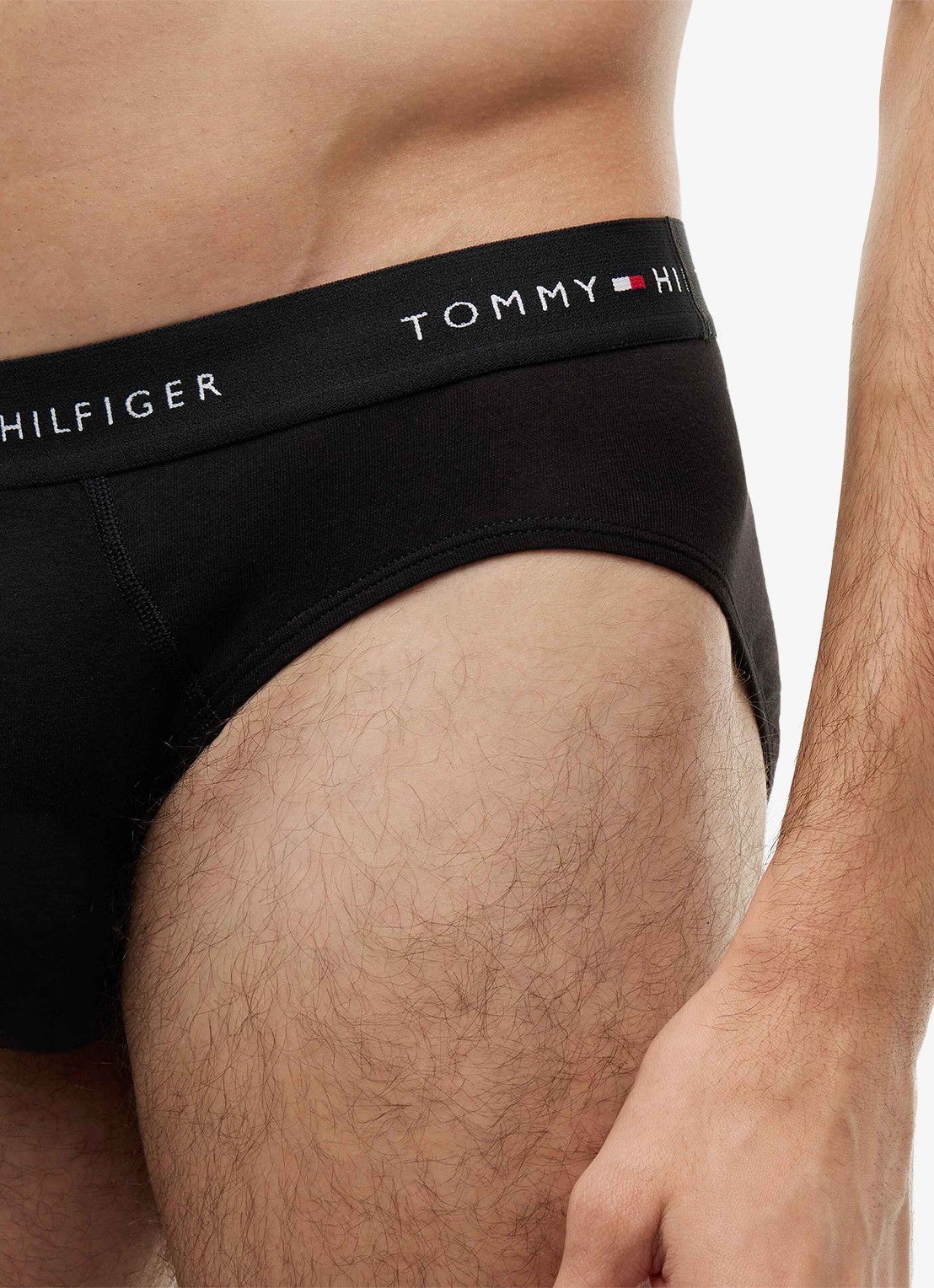 Tommy Hilfiger Boxerslip met logoband in 3-pack - detail 2 zwart