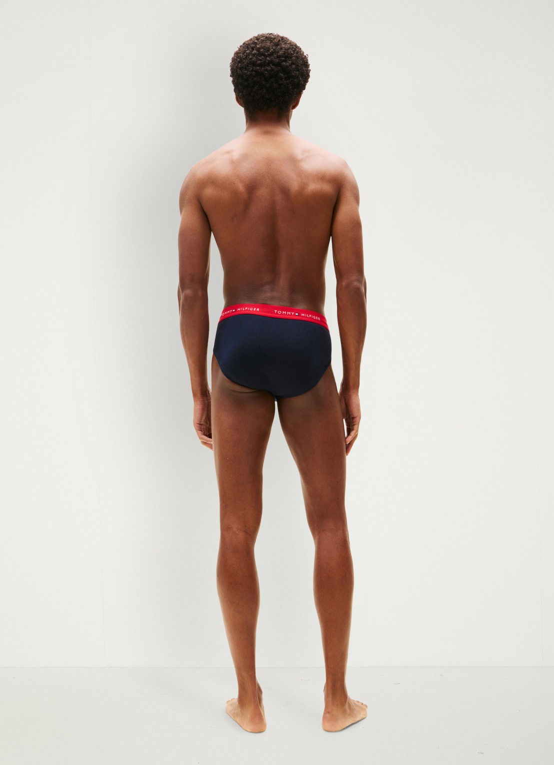 Tommy Hilfiger Boxerslips met logoband in 3-pack - achterkant des sky/primary red/white-05m