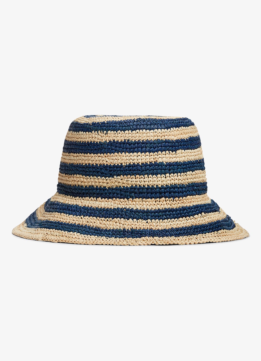 Tommy Hilfiger Buckethoed van crochet met logo - voorkant 3 multicolor