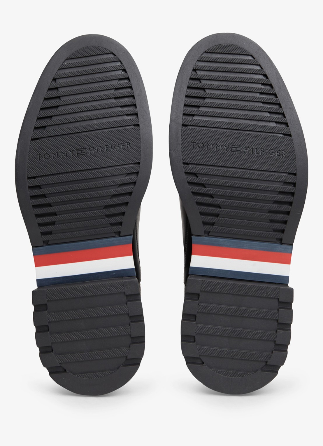 Tommy Hilfiger Chelsea boot van leer - detail 2 zwart