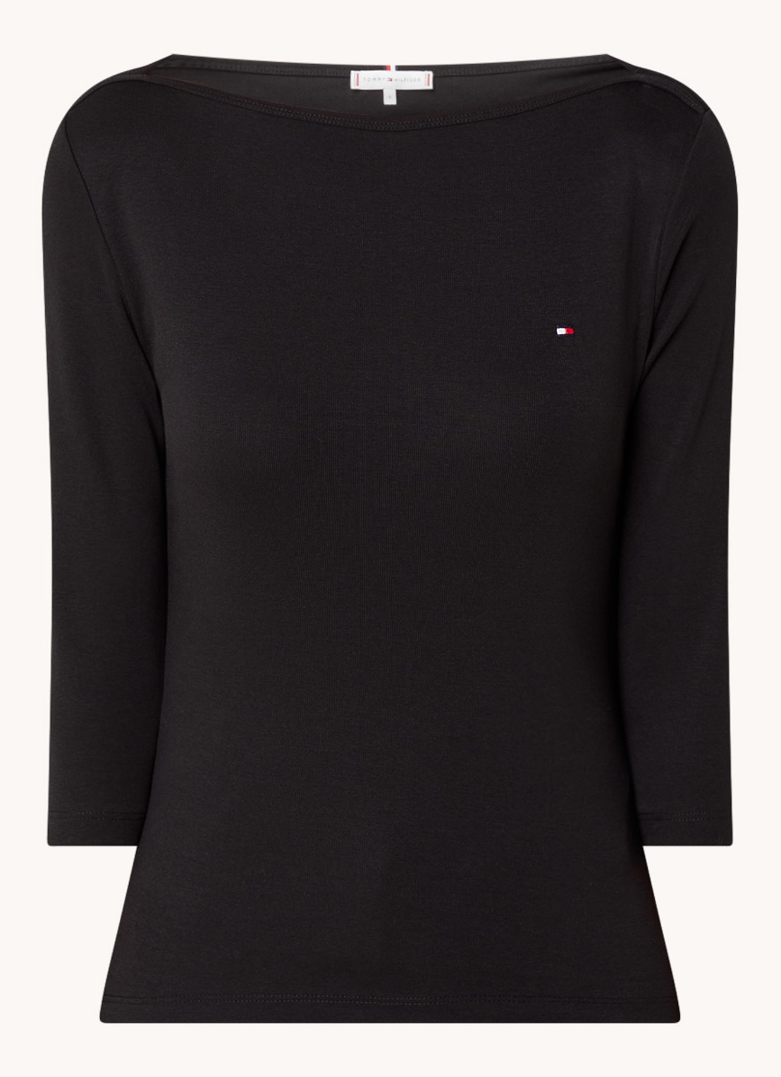 Tommy Hilfiger Cody longsleeve met logoborduring - voorkant 2 undefined
