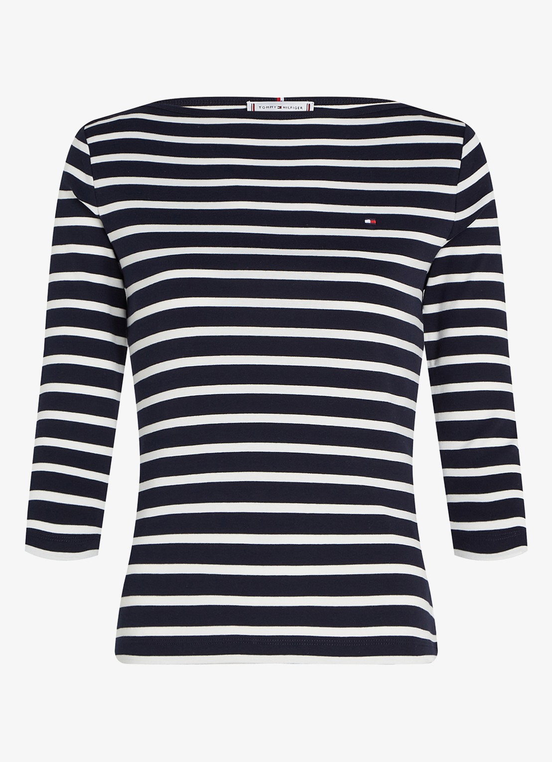 Tommy Hilfiger Cody longsleeve met logoborduring - voorkant ----