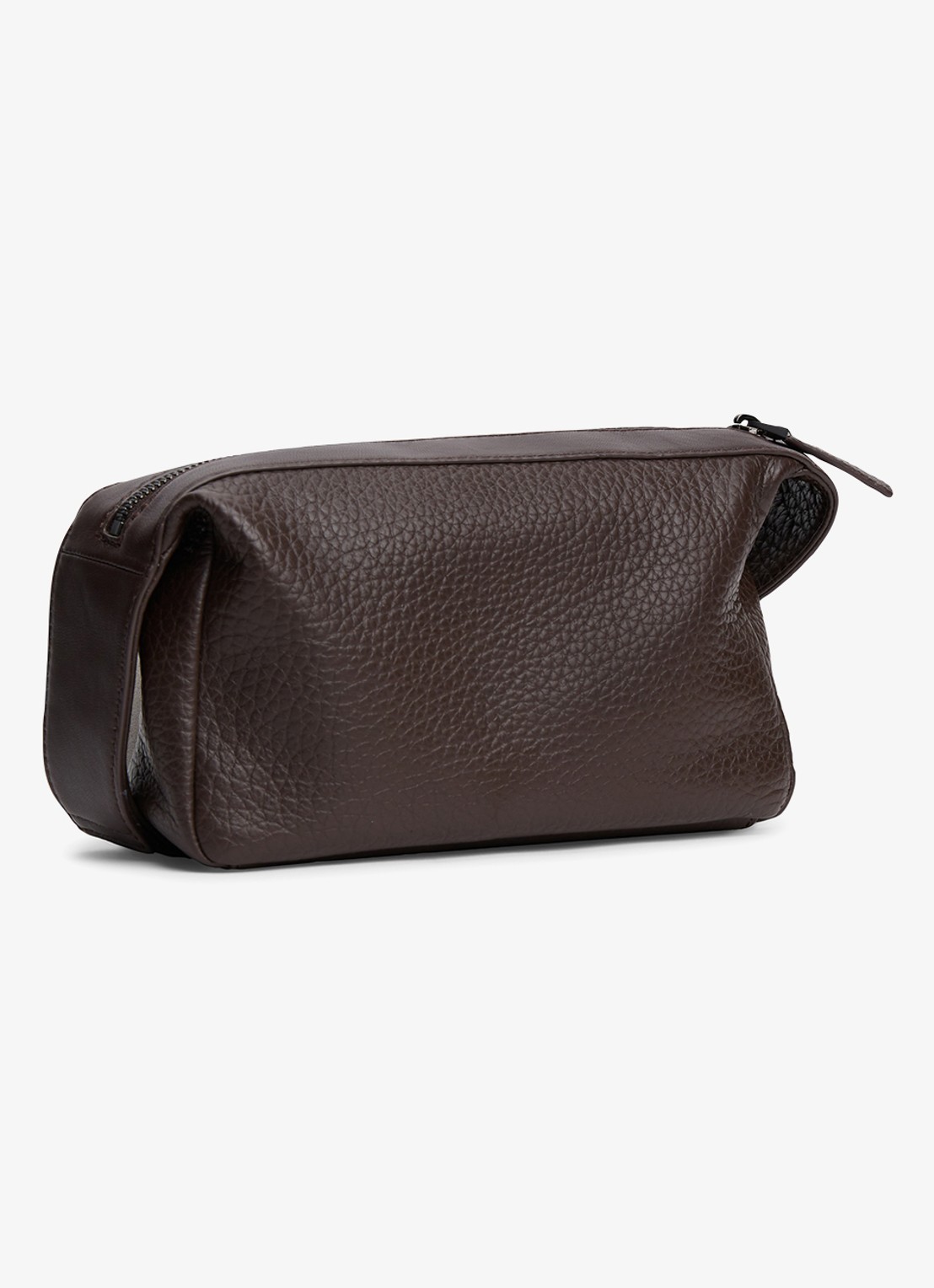 Tommy Hilfiger Crossbodytas met logo - achterkant 3 donkerbruin