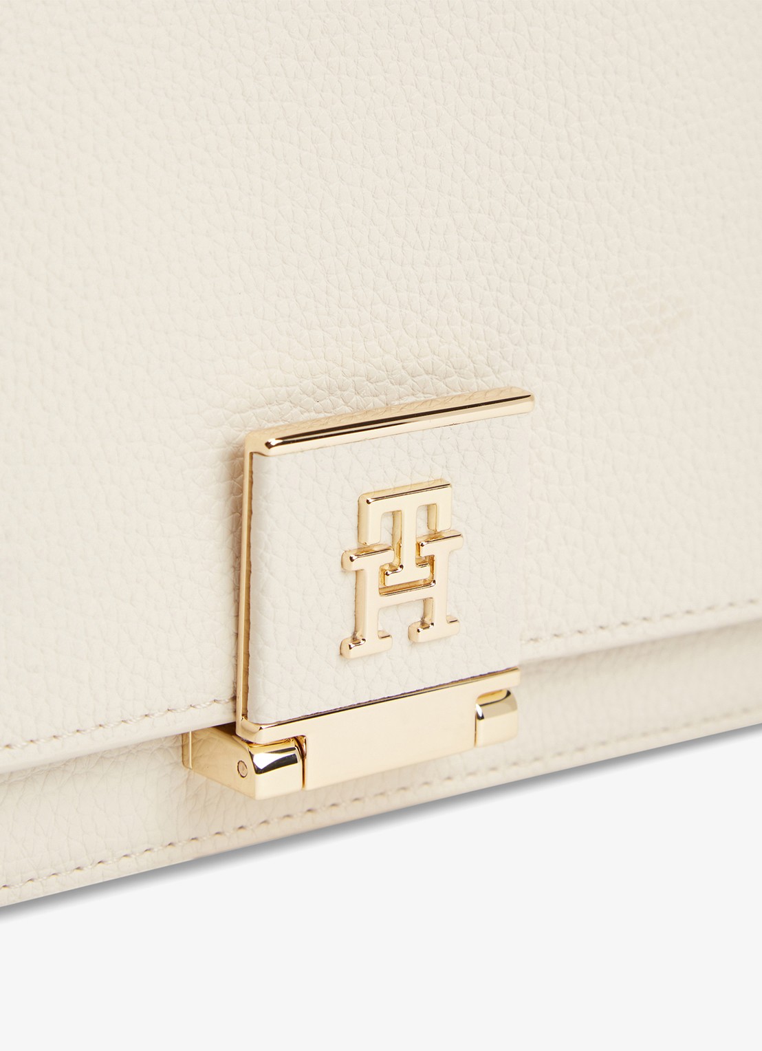 Tommy Hilfiger Crossbodytas van imitatieleer - detail 5 creme